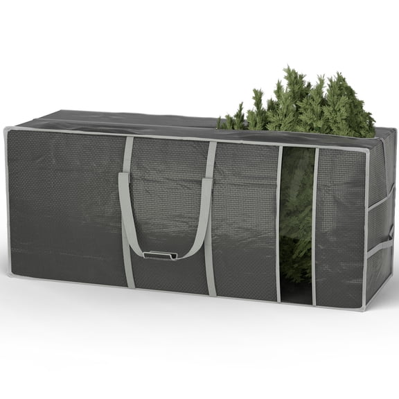 9 FT Christmas Tree Storage Bag - Durable Heavy Duty Extra Large Artificial Xmas Holiday Tree Bag with Reinforced Handles and Dual Zippers Wide Opening