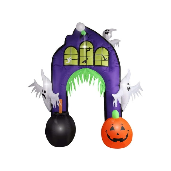 9 FT Ghostly Castle Arch Inflatable Decoration