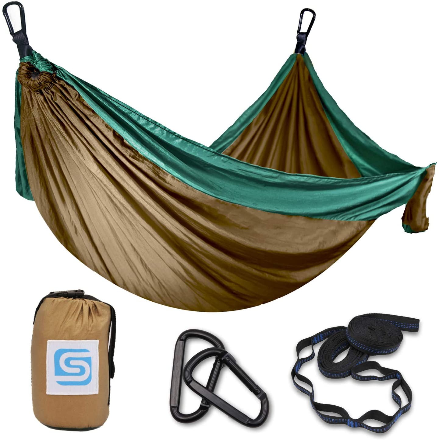 Camping hamac parachute bug net avec baratabineuses hamac moustique bug