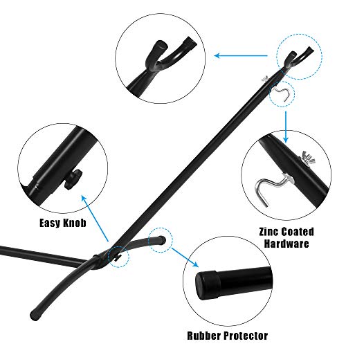 9 FT Hammock Stand, Portable Foldable Adjustable Heavy Duty Hammock