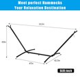 9 FT Hammock Stand, Portable Foldable Adjustable Heavy Duty Hammock