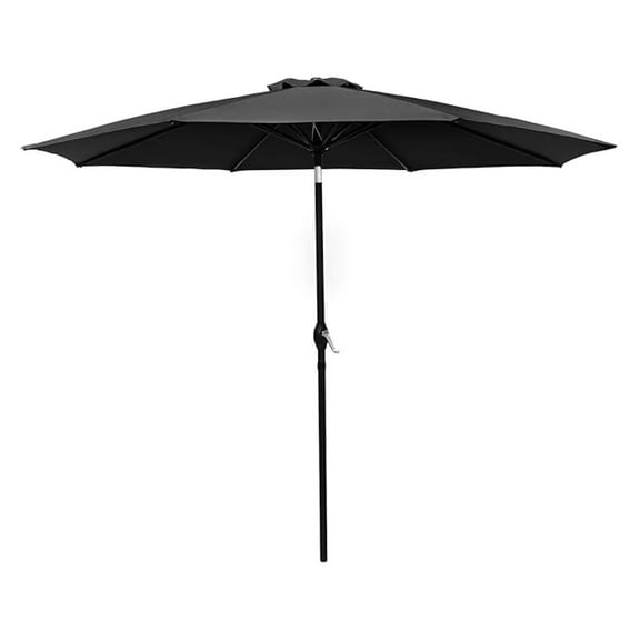 9 FT Patio Umbrella Outdoor Table Umbrella with Push Button Tilt, 8 Sturdy Ribs