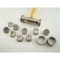 thumbnail image 1 of 9 Faces Design Texturing Hammer Jewlers Artist Copper Gold Silver Tool, 1 of 1