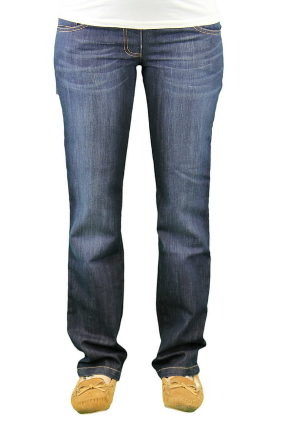 Maternity Santi Indigo Full-Panel Jeans Sz S