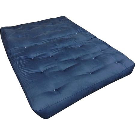 9" FeatherTouch II #626 Blue Microfiber Futon Mattress-Size:Twin