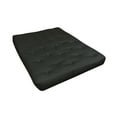 thumbnail image 1 of 9" FeatherTouch II #626 Twin Black Duct Futon Mattress-Color:Black Duct,Material:Cotton,Quantity:1, 1 of 2