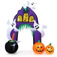 thumbnail image 1 of 9 Feet Halloween Inflatable Archway Decor, Large Halloween Decorations Outside, Outdoor Ornaments for Front Porch, Door, Yard, Fence, 1 of 9