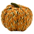 thumbnail image 1 of 9" Fluffy Woven Yarn Pumpkin Thanksgiving Fall Harvest Decor, 1 of 4
