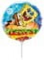 Unique Spongebob Foil Balloon with Plastic Cup and a Stick, Birthday Party, 9"