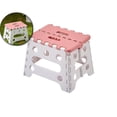 thumbnail image 1 of 9" Folding Step Stool, Shower Stool for Inside Shower Shaving Legs, Foldable Shower Small Shower Stool, Waterproof Plastic Corner Shower Foot Rest, Pedicure Stand Foot Rest, 1 of 6