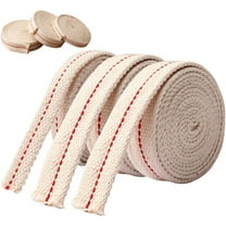 9 Foot / 3 Rolls Cotton Oil Lamp Wick, Replacement Oil Lanterns Wick for Oil Lamps and Oil Burners