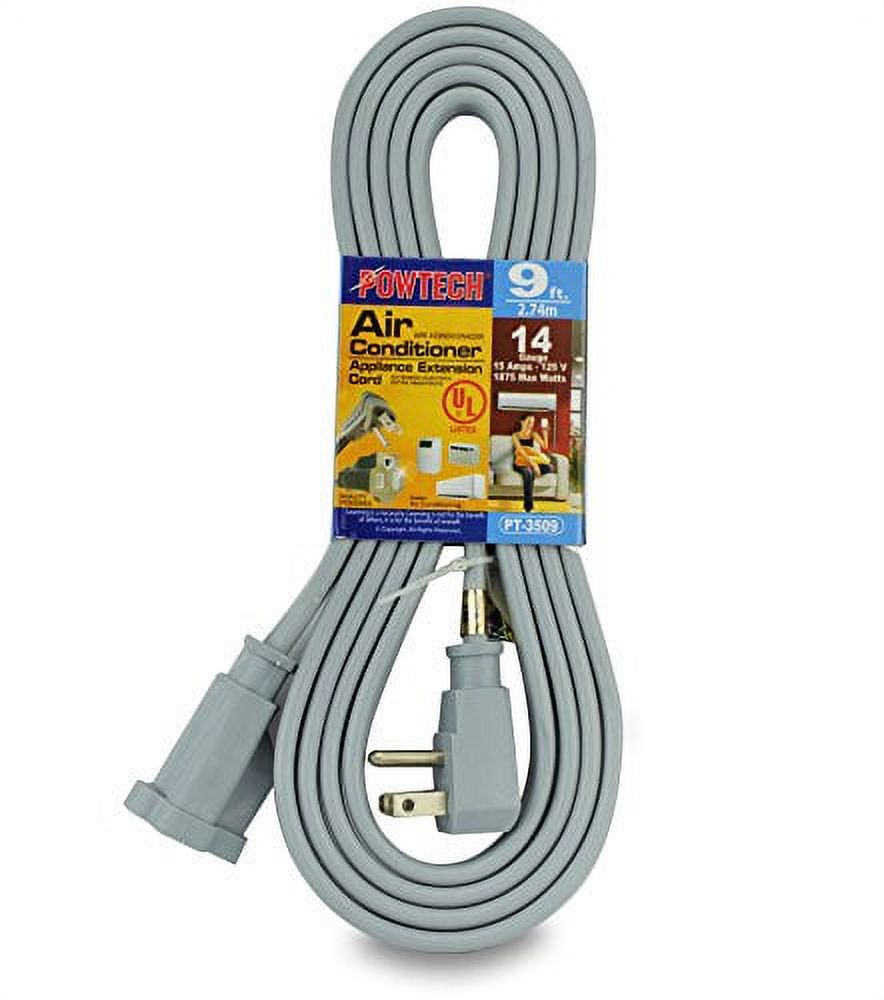 9 Foot Air Conditioner And Appliance Extension Cord UL Listed