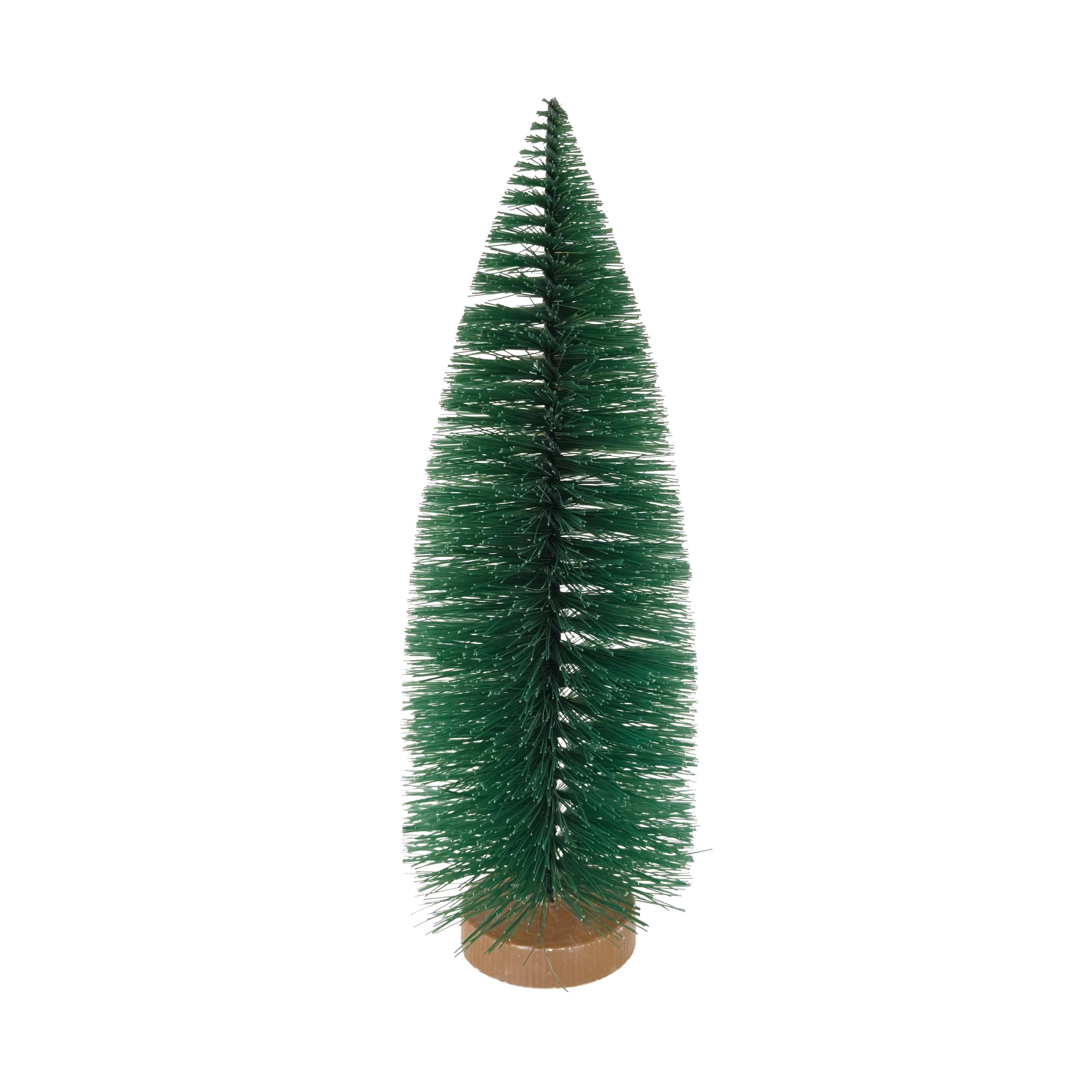 Christmas Village Pine Tree, Green, 9", by Holiday Time
