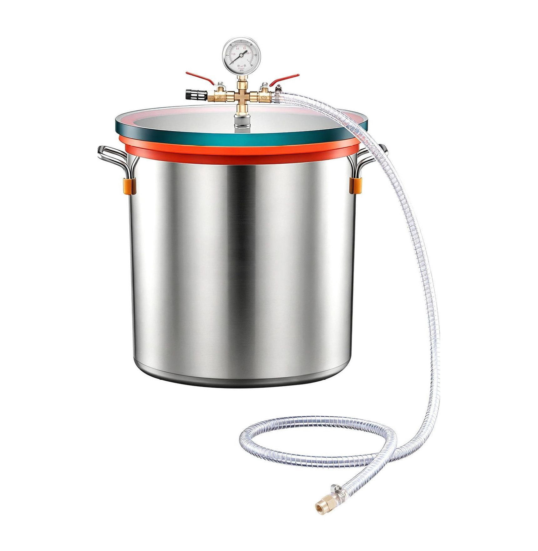 9 Gallon Vacuum Chamber, Stainless Steel Degassing Pot with Tempered ...