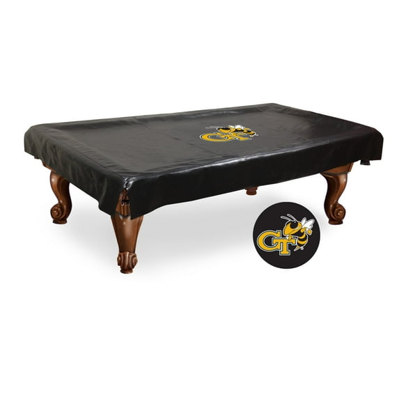 9' Georgia Tech Pool Table Cover