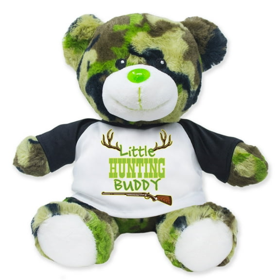 9" Green Camo "Little Hunting Buddy" Teddy Bear