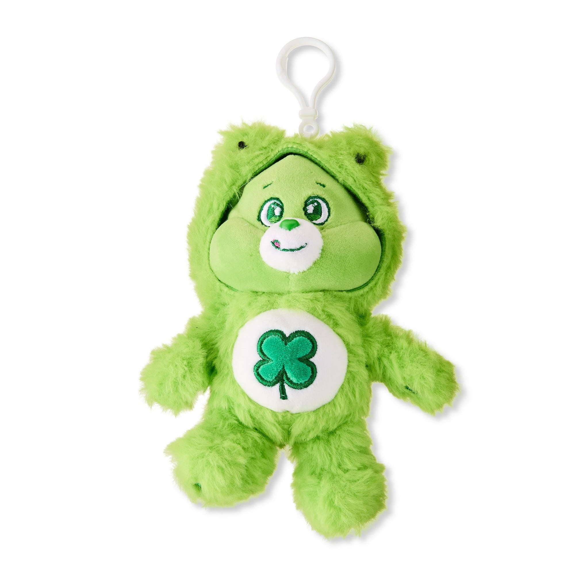 9” Green Care Bears Plush – Good Luck Bear in Frog Outfit, Easter Gift ...