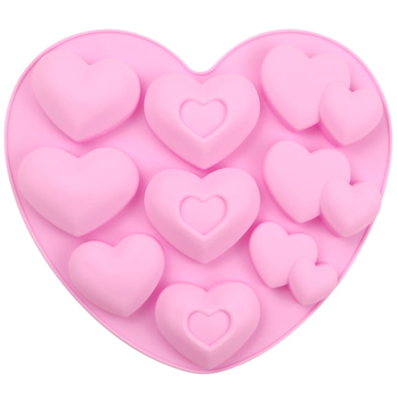 9 Grid Heart Shaped Silicone 3D Cake Baking Tool For Candy Cupcake Jelly Cookie Cake Decoration