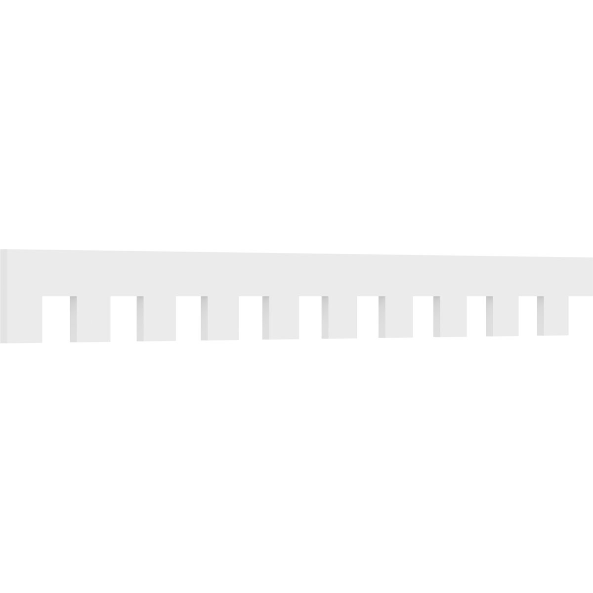 9"H x 1"P x 90"L Matthews Architectural Grade PVC Dentil Trim