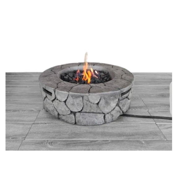 9'' H x 28'' W Fiber Reinforced Concrete Outdoor Stone Gray + Garden & Outdoor + Modern + Stone + Concrete