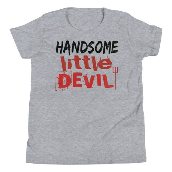 9 - Handsome little devil - Youth Short Sleeve T-Shirt
