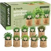 9 Herb Window Garden Kit  - Best Gift Ideas for Women, Friend, Her, Mom - Birthday Gifts - Housewarming Present - House Plant Seeds