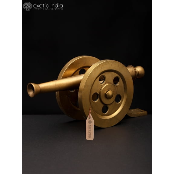 9" Historic Firepower - Decorative Brass Cannon | Collectible Item | Table Decor