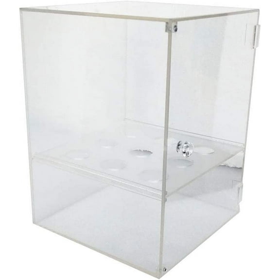 9 Holes Acrylic Ice Cream Cone Holder Clear Waffle Cone Display Stand Acrylic Display Cabinet