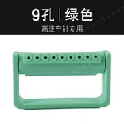9 Holes Dental Bur Block Holder Stand Autoclave Disinfection Box For Expand Burs