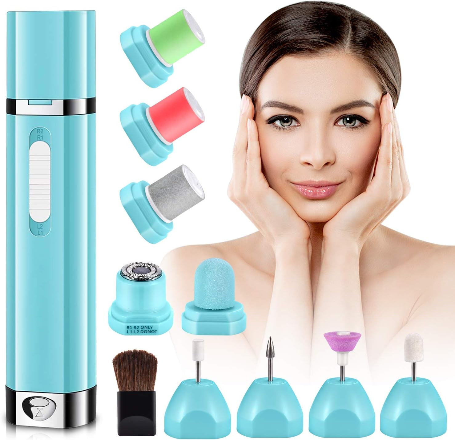 9 In 1 Electric Nail File Set Portable Cordless Nail Drill Machine