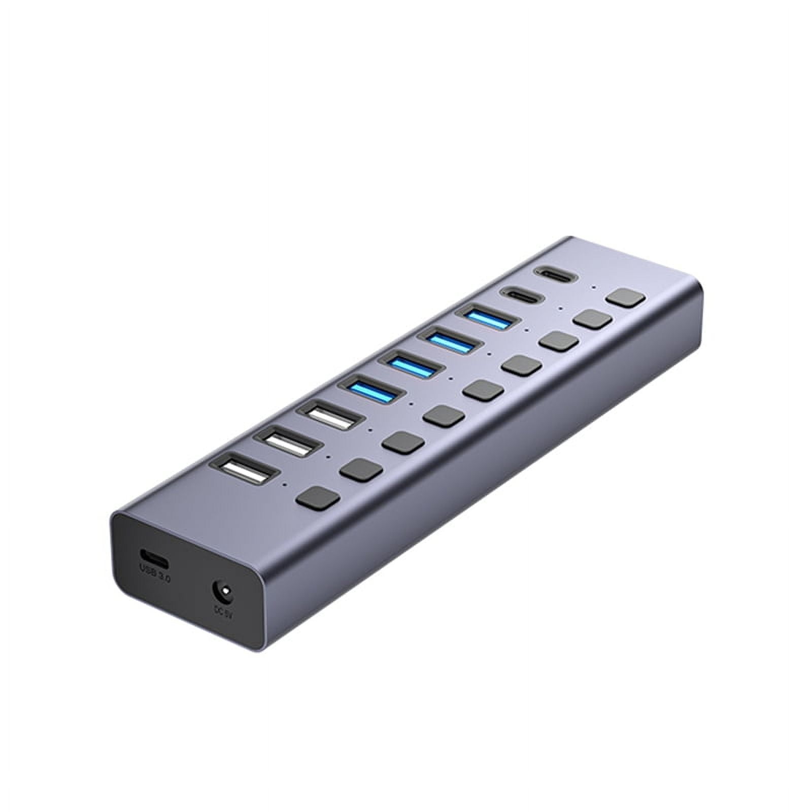 9 In1USB C Hub with Adapter USB C Hub Charging 10Gbps Data Transfer for Phone/Laptop US Plug