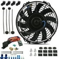 thumbnail image 1 of 9 Inch 90w Electric Cooling Fan Thread-In Thermostat Switch Wiring Kit, 1 of 6