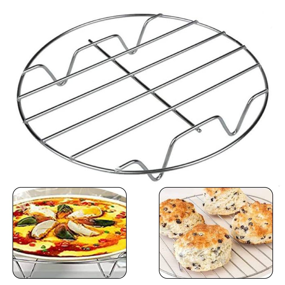 Turbokey Dia 12\ X 2\ Height Multi-Purpose Cross Wire Rack Round Steaming Cooling Stainless Steel Barbecue Racks/Grills/Pan Grate/Carbon Baking Net ( 305mm/12 Turbokey Dia 12\ X 2\ Height Multi-Purpose Cross Wire Rack Round Steaming Cooling Stainless Steel Barbecue Racks/Grills/Pan Grate/Carbon Baking Net ( 305mm/12