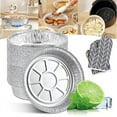 9 Inch Aluminum Foil Air Fryer Liners,NonStick Round OilProof Food