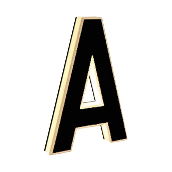 9 Inch Backlit LED House Numbers, Waterproof Stainless Steel, High Transparency Acrylic, LED Illuminated Home Address Number, Lighted House Numbers, Modern Address Numbers, 9 Inch Number A