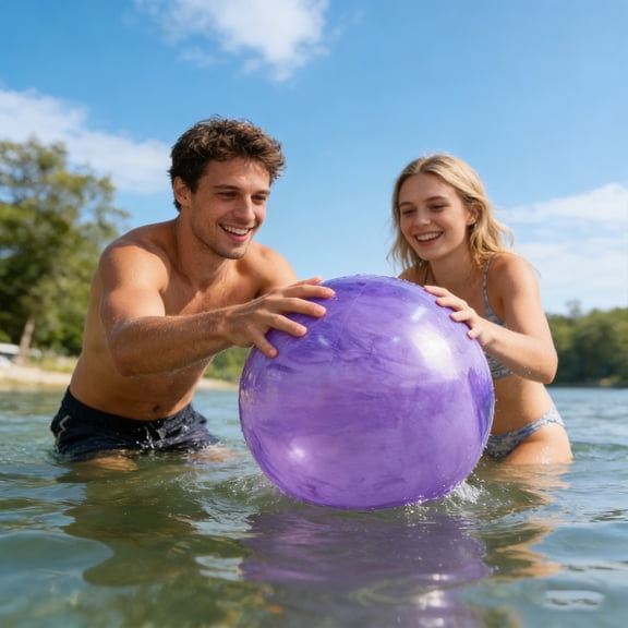 9 Inch Bouncy Balls Large Inflatable PVC Sensory Ball for Playground Outdoor Water