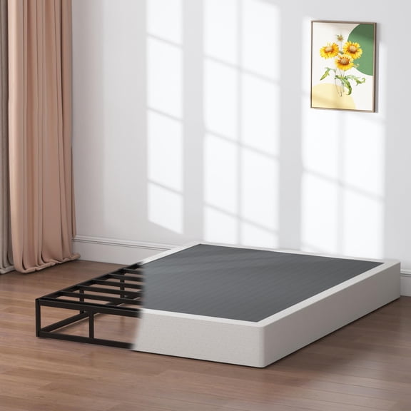 9-Inch Box Spring Queen Mate l Frame Mattress Foundation | Box Spring for Queen Bed, Queen Bed Box Spring Only, Heavy Duty Bed Base, Noise Free, Easy to Assemble