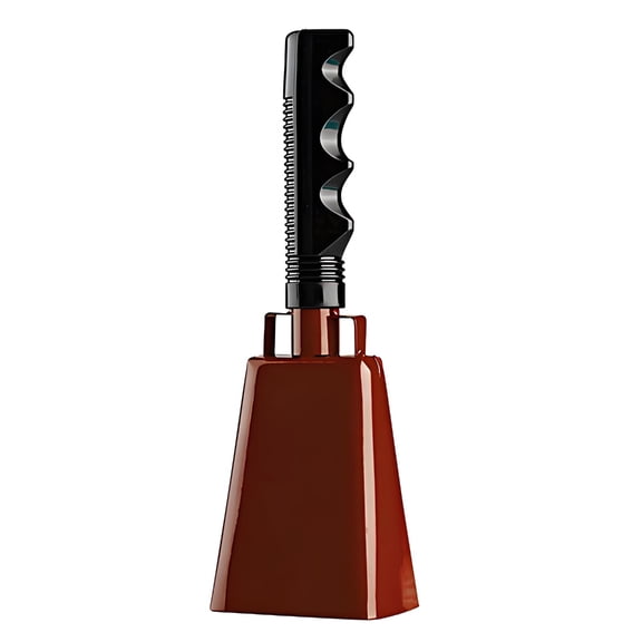 9 Inch Cheering Steel Cow Bells for Football Games, Party Cowbell Noise Makers with Handle, Cowbell for Sporting Event