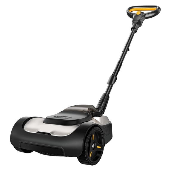 9 Inch Cordless Lawn Mower Push Grass Cutter with 6000 RPM Brushless ...