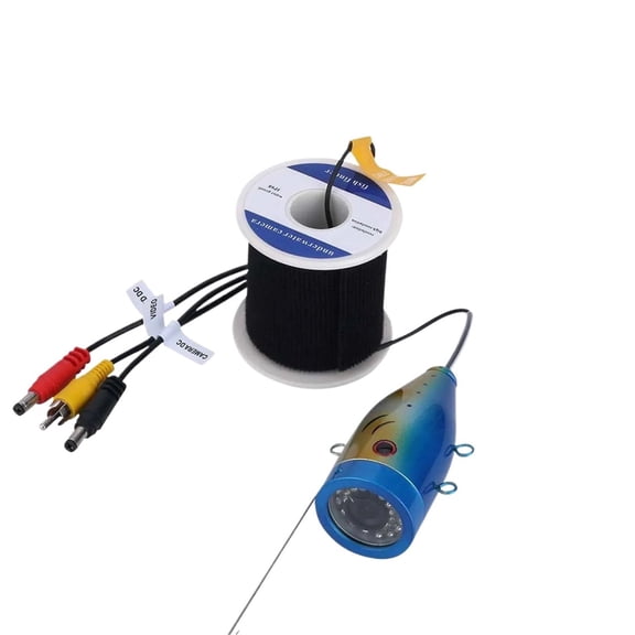 9" Inch (DVR Recorder)1000TVL Fish Finder Underwater Fishing Camera 15pcs White LEDs+15pcs IR LEDs For Ice/Sea/River Fish Search ,Essential Tool for Anglers