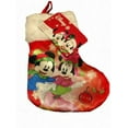 thumbnail image 1 of 9 Inch Disney Mickey and Minnie Mouse Mini Christmas Stocking, 1 of 1