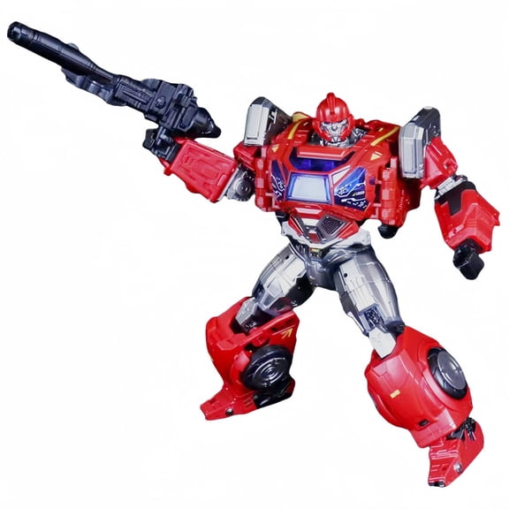 9 Inch Enlarged Defense Warrior, Deluxe Class Movie Series Deformation Robot Collectible