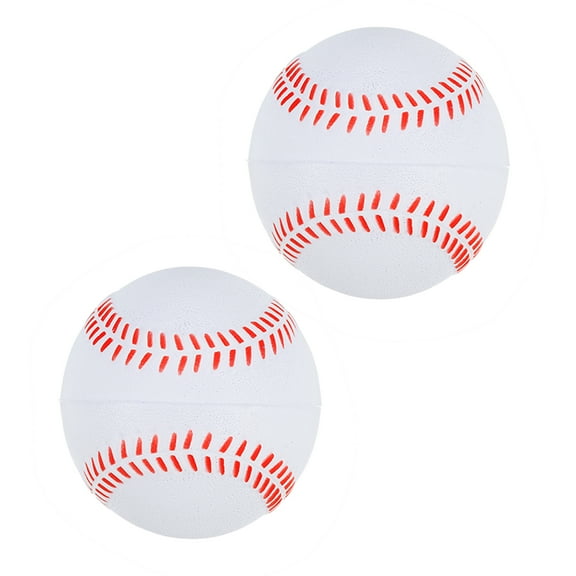 9 Inch Foam Baseball Soft Baseballs Bulk Adult Leather Training Baseball 2 Pack