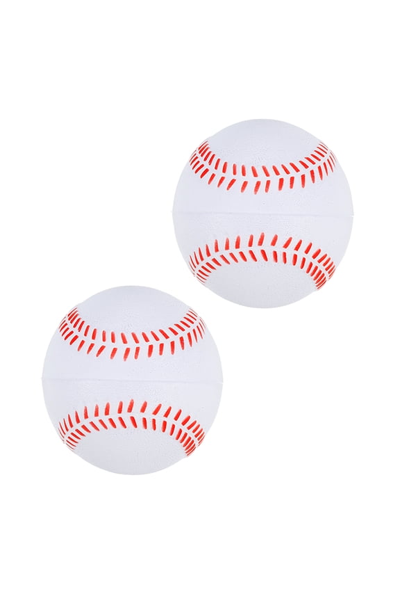 9 Inch Foam Baseball Soft Baseballs Bulk Adult Leather Training Baseball 2 Pack