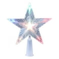 thumbnail image 1 of 9 Inch Glitter Sliver Star Tree Topper,Classic Star Tree Topper with LED and Battery Powered Tree Topper Light for Christmas Tree Decorations Christmas Ornaments, 1 of 6