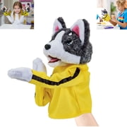 9 Inch Husky Boxing Hand Puppet, Funny Interactive Animal Glove Puppet, Party Entertainment Toy, Birthday Gift for Kids