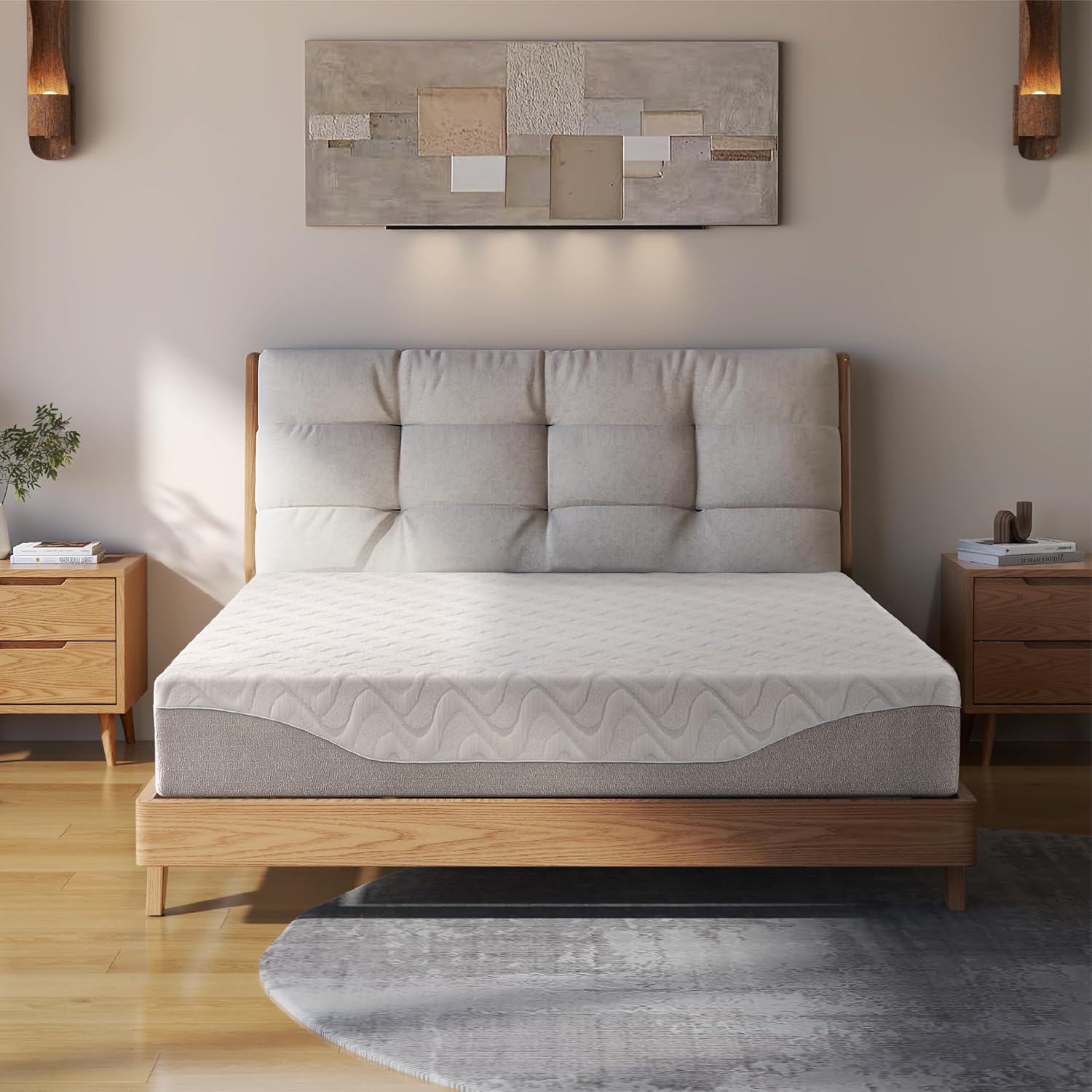 9 Inch King Size Mattress Gel Memory Foam Mattress for Cool Sleep