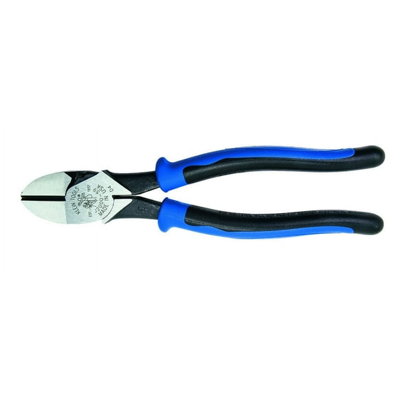 Klein Tools Journeyman Diagonal Cut Pliers 9-Inch Commercial-Grade Angled Head Pliers, Heavy Duty Wire Cutting with Dual Material Handles GarageDoorProject | 100% OEM | US Vendor