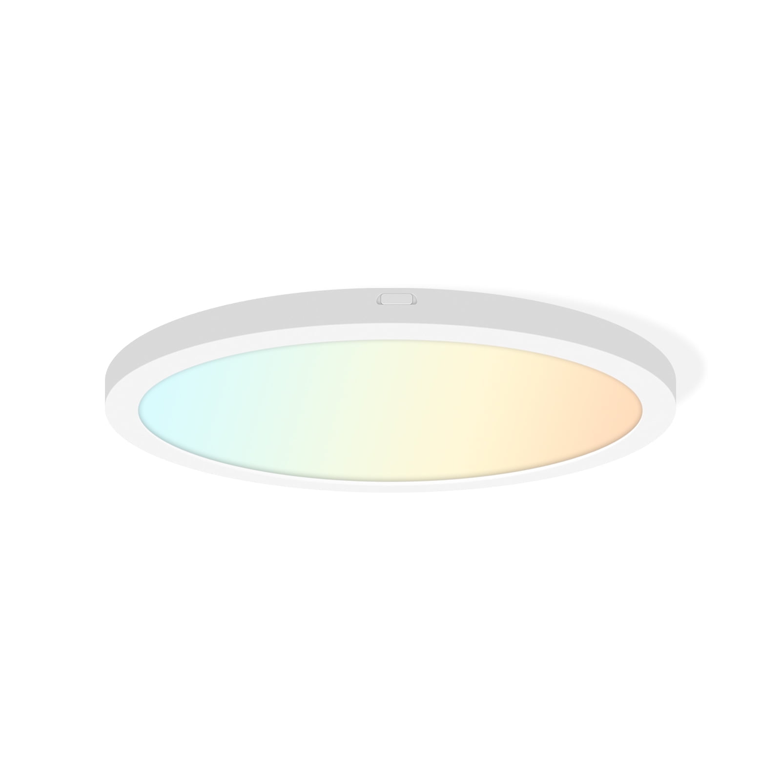 9 Inch LED Round Slim Flush Mount Ceiling Light, 5CCT, 20W, 1400LM ...