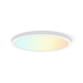 thumbnail image 1 of 9 Inch LED Round Slim Flush Mount Ceiling Light, 5CCT, 20W, 1400LM, Dimmable, LED Ceiling Light Flush Mount, Damp Location for Bedroom, Kitchen, Office,Closet,Laundry Room (1, 9 inch), 1 of 7